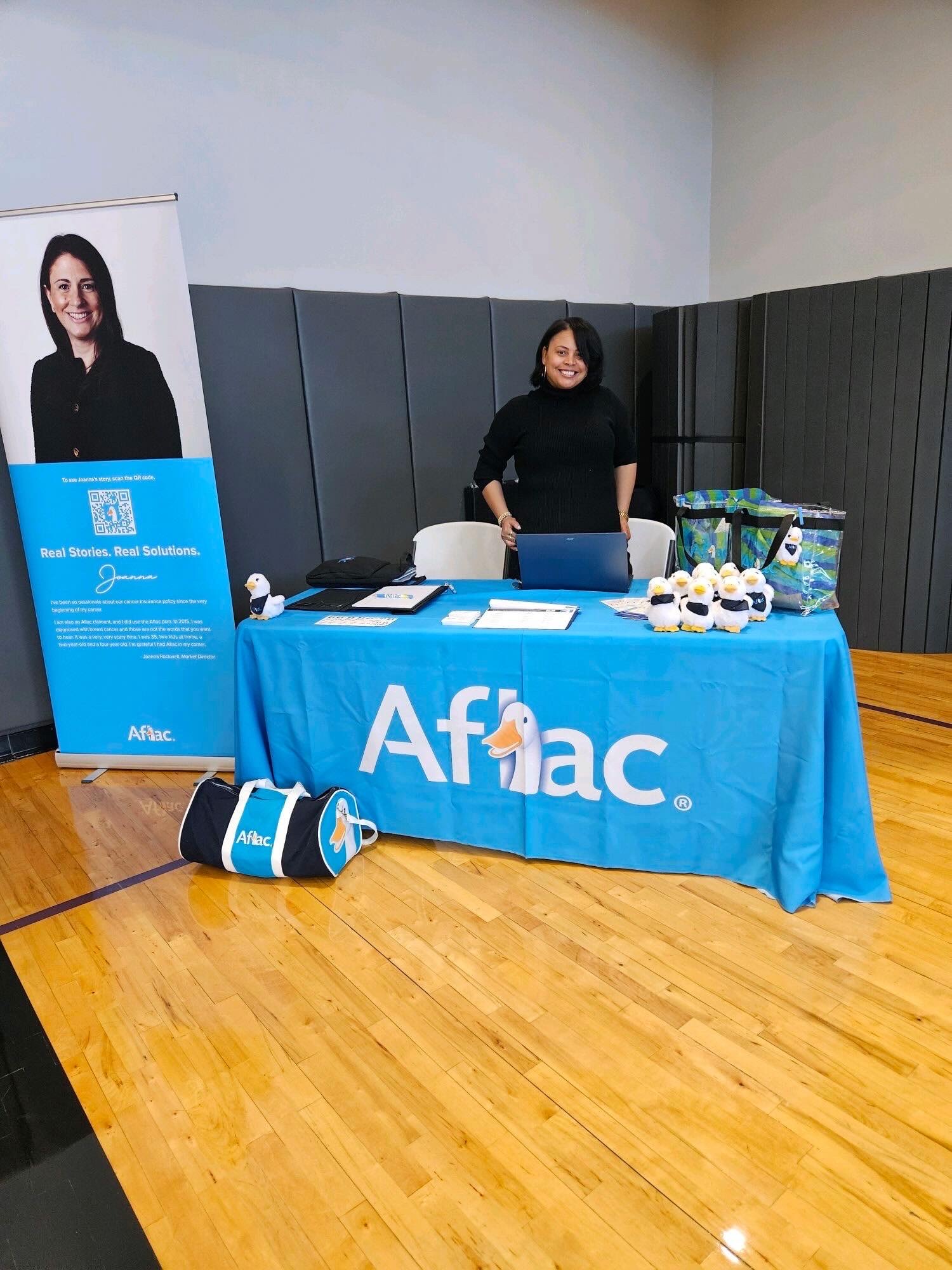 Raysa at community event